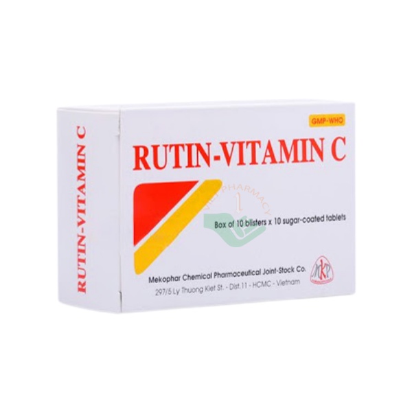 RUTIN C - BỀN THÀNH MẠCH MÁU, GIẢM XUẤT HUYẾT