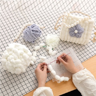 Túi len tự đan, túi xách handmade_ phụ kiện đan túi