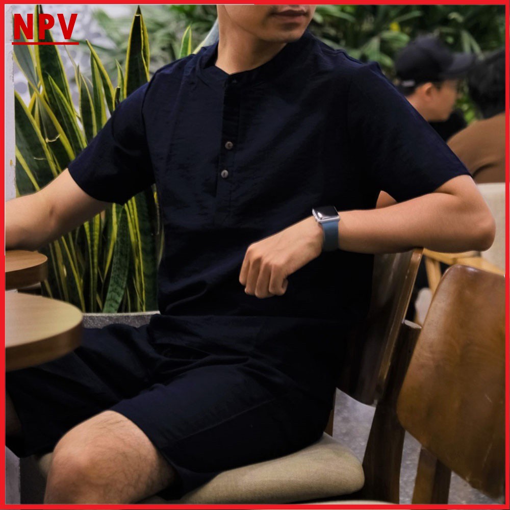 Bộ Quần Áo Đũi Nam NPV chất vải đũi thái loại dày bộ đồ nam vải đũi trẻ trung | BigBuy360 - bigbuy360.vn