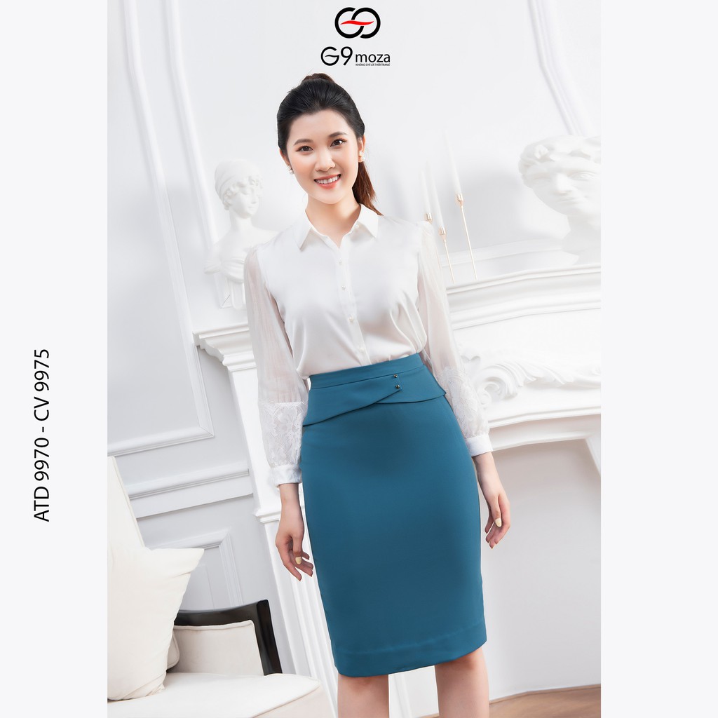 Chân váy ôm G9 moza 9975 với chất liệu Tuysi