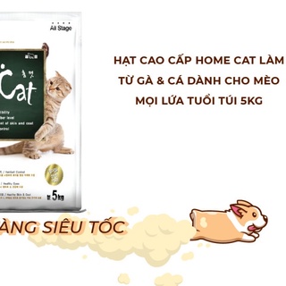 Thức ăn hạt Homecat 5kg cho mèo mọi lứa tuổi