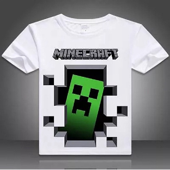 [nhiều mẫu lựa] ÁO THUN MINECRAFT 1 CÓ SIZE TRẺ EM NAM NỮ UNISEX CHO CẢ GIA ĐÌNH AOMIVN V1812