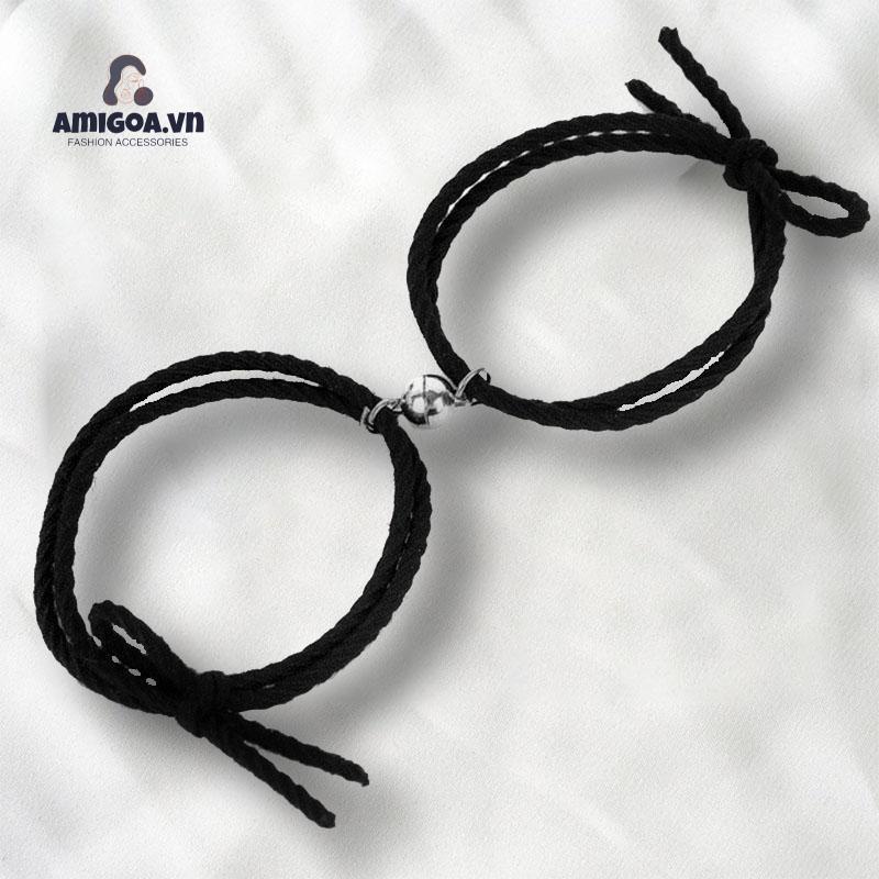 Vòng Tay Dây Cao Su Hít Nam Châm Dành Cho Cặp Đôi