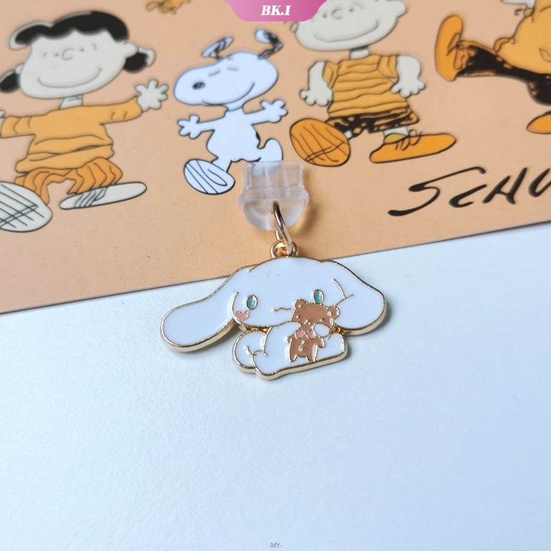 SANRIO Nút Cắm Chống Bụi Cổng Sạc Tai Nghe Hình Hoạt Hình Đáng Yêu Cho ĐT táo
