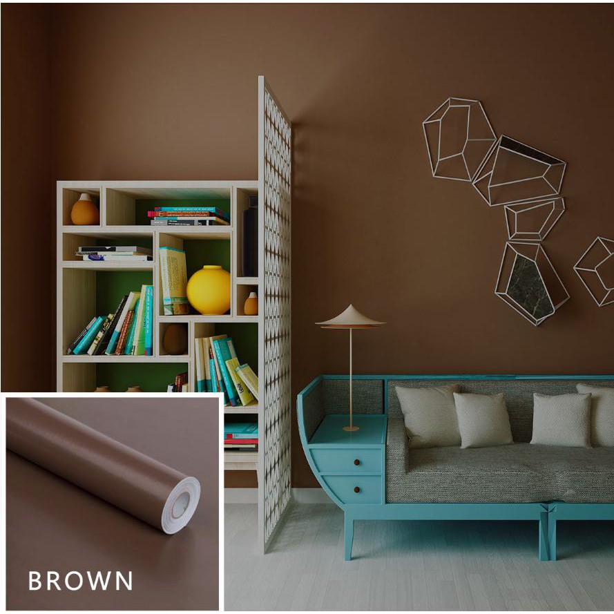 Giấy Dán Tường 45cm Rộng x 1m Dài Màu Thuần Vân Nhám MM008 ( kèm ảnh thật ) | BigBuy360 - bigbuy360.vn