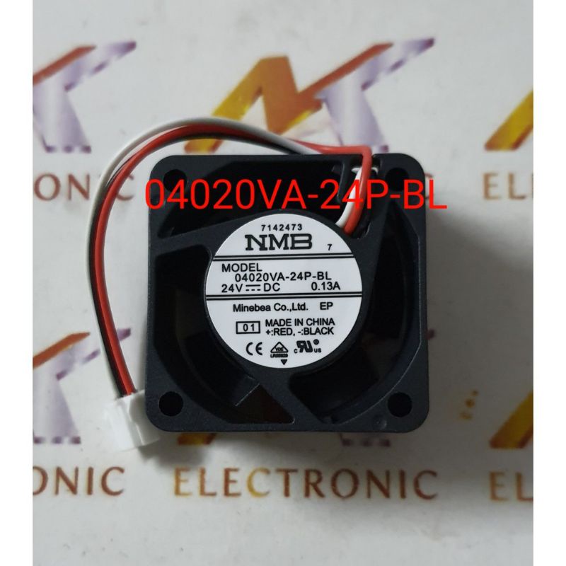 Quạt Yaskawa NMB 04020VA-24P-BL 4020 24V 0.13A 4CM Chính hãng mới 100%