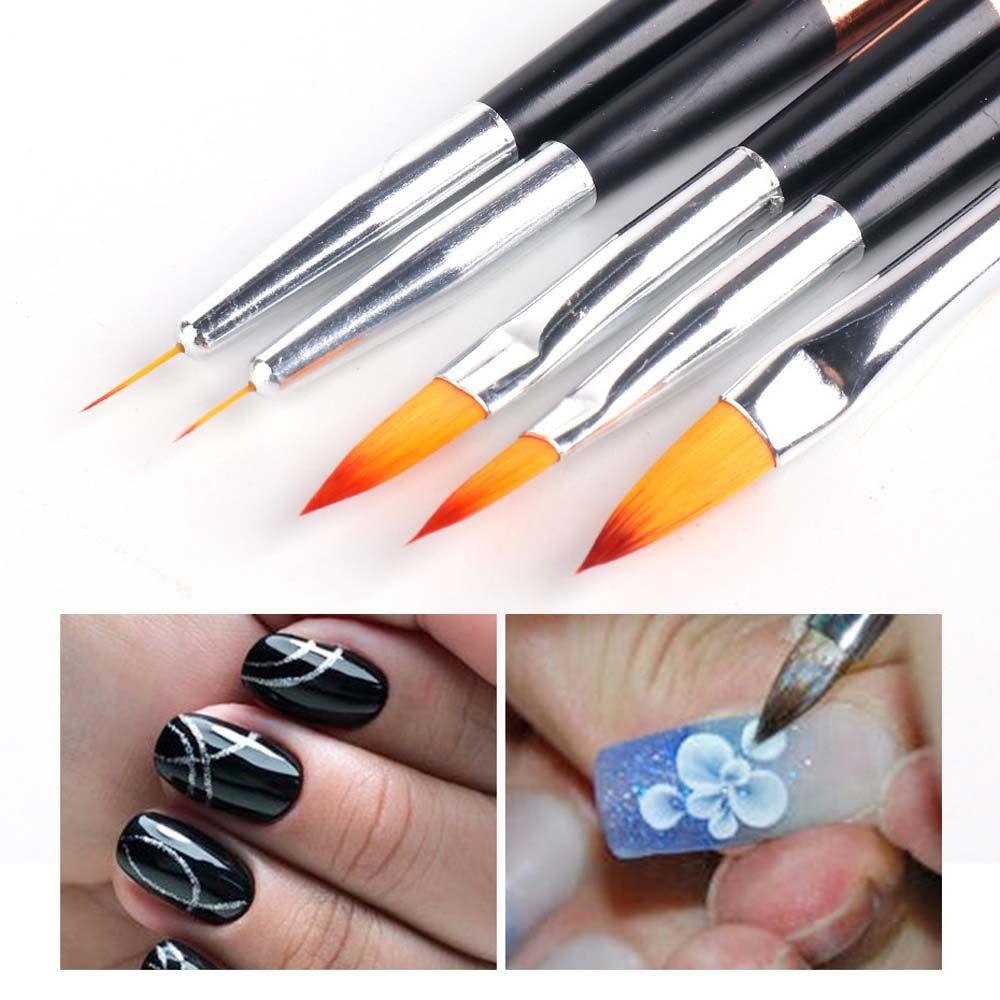 Cọ Vẽ Móng Tay Nghệ Thuật Bằng Acrylic Màu Gradient