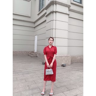 Thả thính chiếc váy sơmi báo hothit
