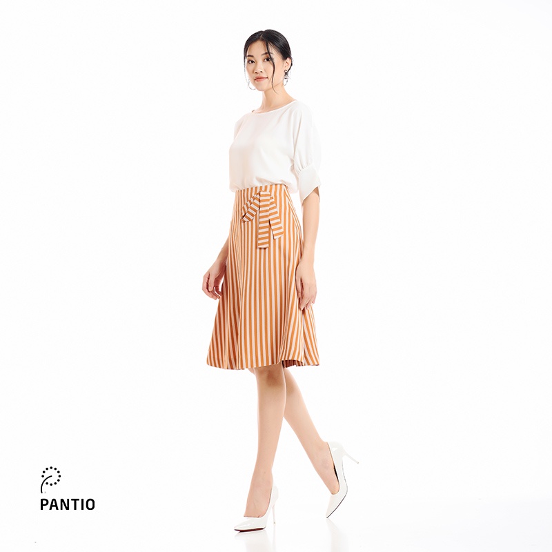 Áo Sơ Mi Nữ cổ tròn tay lỡ dáng Basic FAS52284- PANTIO