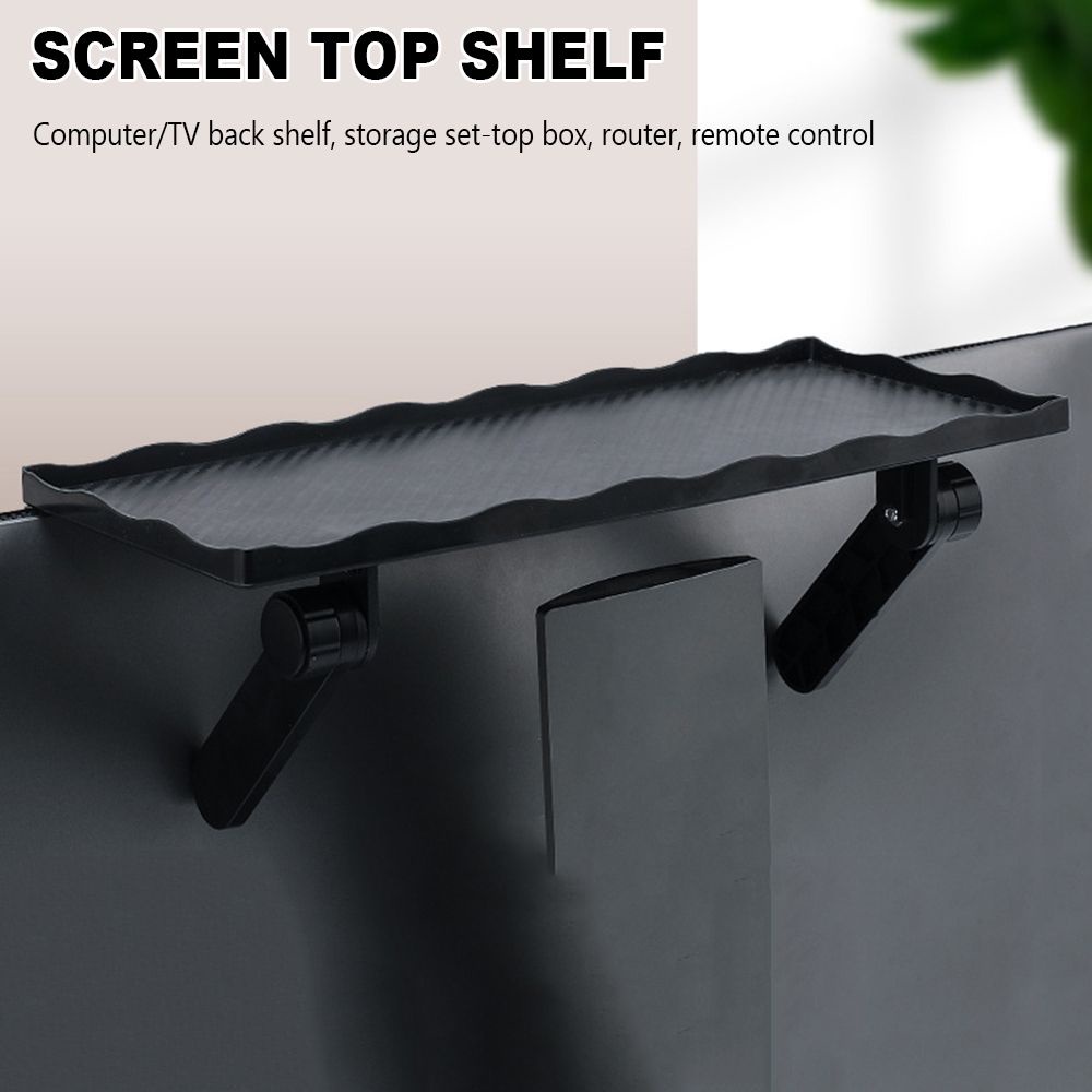 Giá đỡ bộ định tuyến TV gắn nóc màn hình máy tính sáng tạo