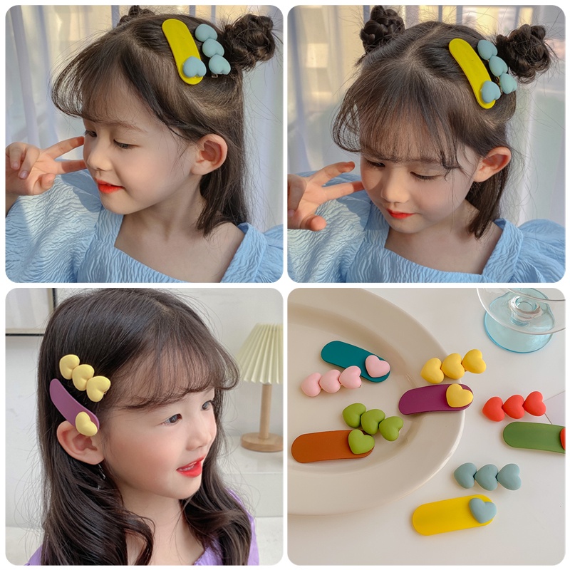 Kẹp Tóc Phong Cách Hàn Quốc Dễ Thương Cho Bé Gái