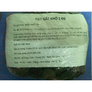 Hạt gấc khô