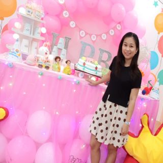 Đầm peplum áo thun phối váy bi