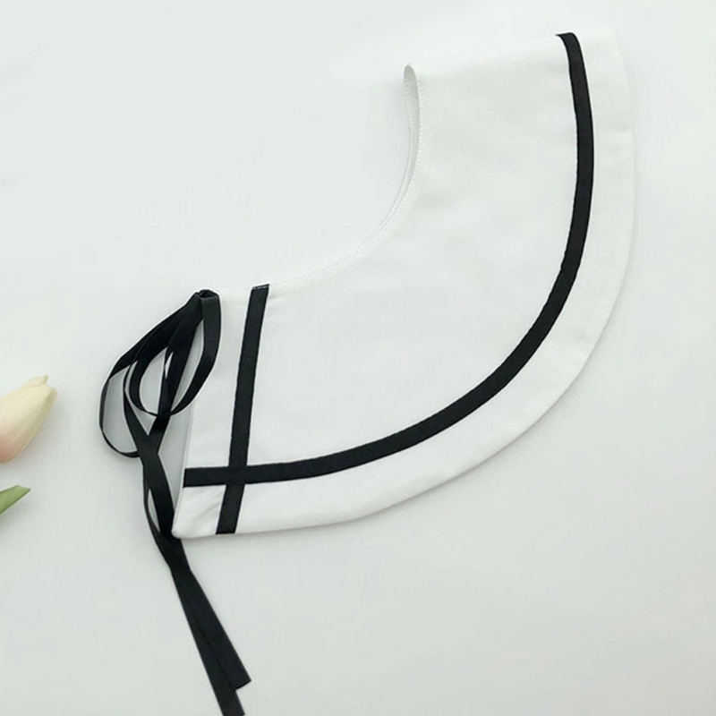 Khăn Choàng Cổ Thắt Nơ Họa Tiết Kẻ Sọc Cho Nữ Sinh