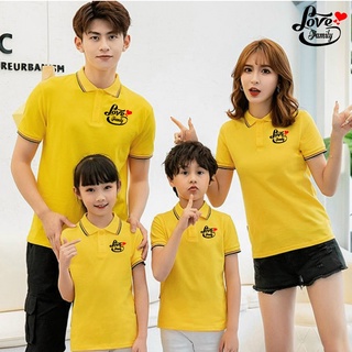 Áo đồng phục gia đình . Chất liệu thun poly thái 4 chiều đủ size từ 8 đến 100kg .