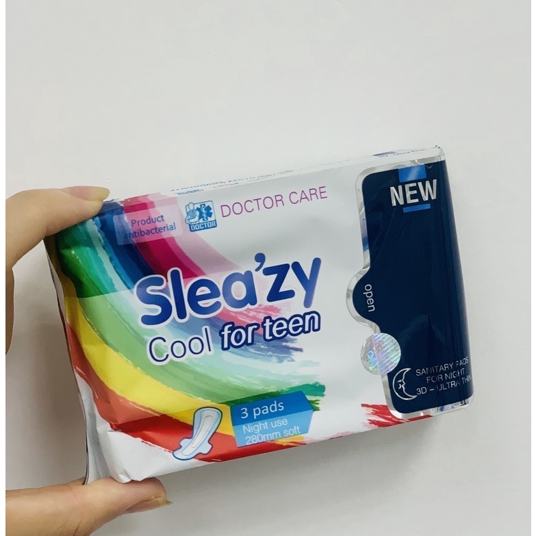 [Ưu đãi Tháng 12] Bộ 2 gói băng vệ sinh thảo dược Glamiss Cool ban ngày 24cm Tặng kèm 1 gói băng vệ sinh ban đêm Slea'zy