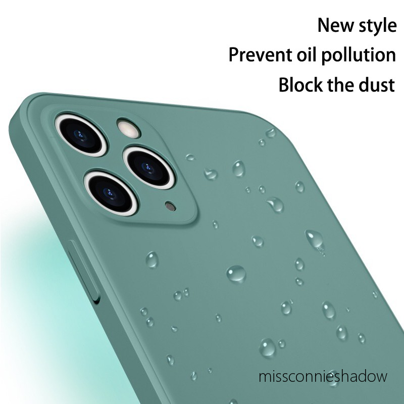 MissConnie Ốp điện thoại  silicone cho iPhone 12 Pro Max 12Mini iPhone 11 Pro 6 6s 7 8 Plus X XS SE 2020