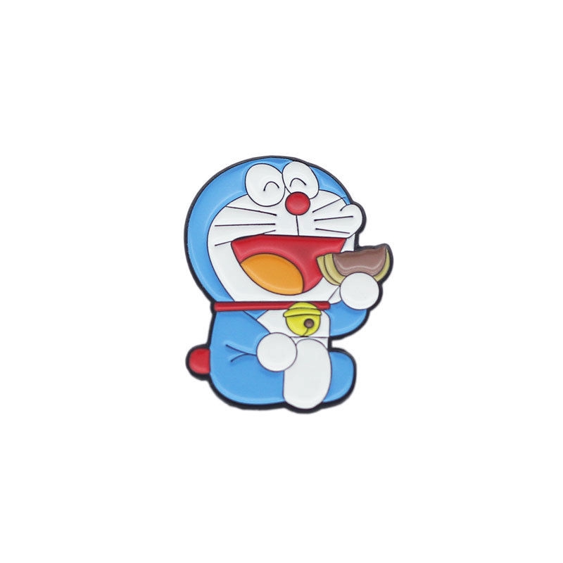 Huy Hiệu Cài Áo Hình Mèo Doraemon Xinh Xắn