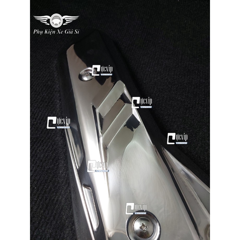 Ốp Pô Inox Xe AirBlade 2020 (2013 - 2020), Vario 2015 - 2017 MS2472