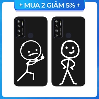 Ốp lưng vsmart joy 3/joy 4/active 3/bee 3/live/...dẻo đen hình người que bst1