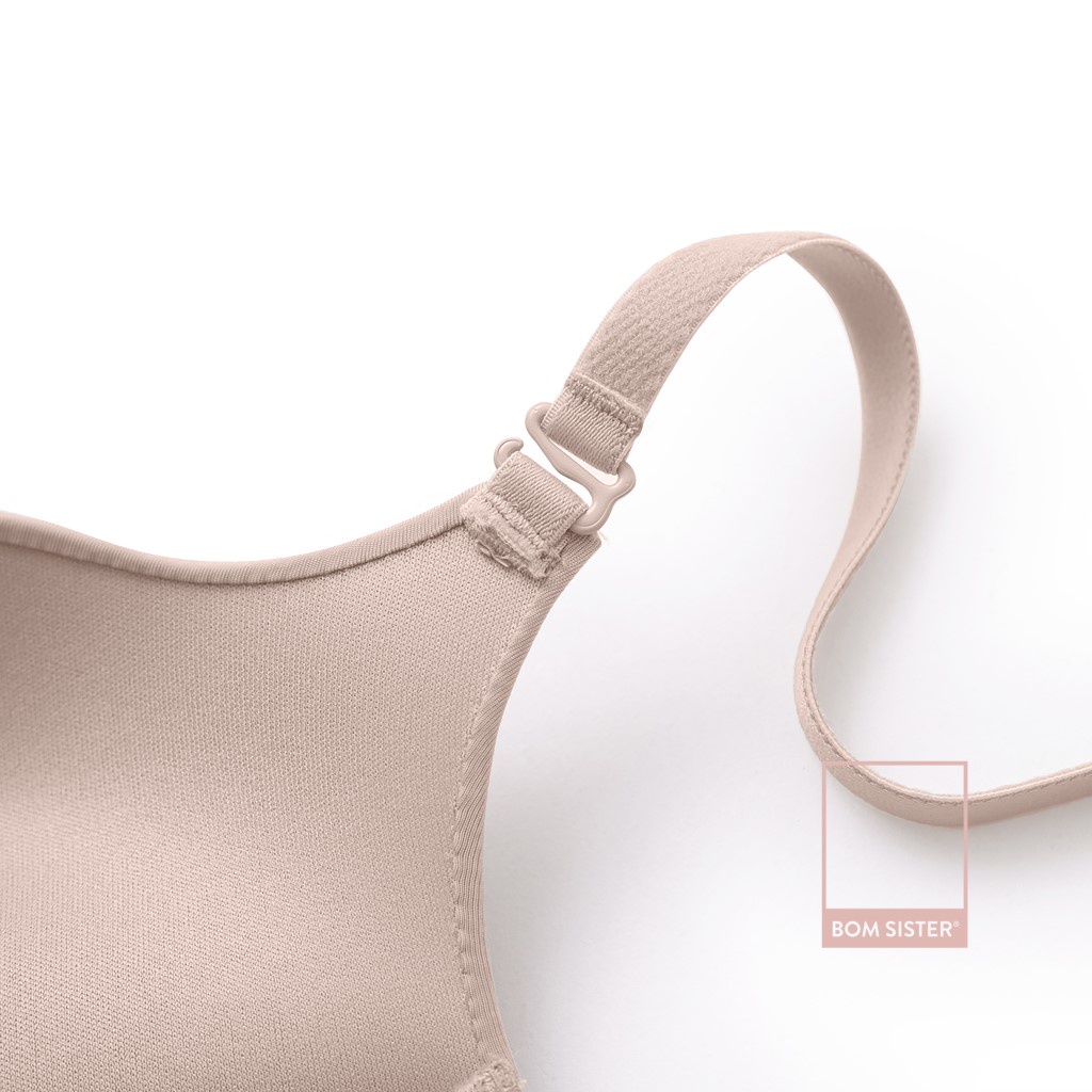 [Mã FARSBRBOM1 giảm 10% đơn 99K] Áo lót mút vừa có gọng thun lạnh màu trơn nâng ngực tự nhiên BOM SISTER MU1004 | BigBuy360 - bigbuy360.vn