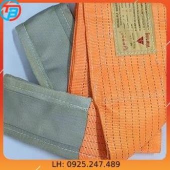 Dây Cáp Vải Cẩu Hàng - Hệ số 5:1 ( Đủ size- Loại 10T)