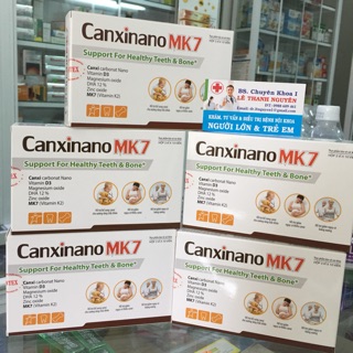✅(hàng chất lượng toa bác sĩ) CANXINANO MK7-bổ sung calci cho xương chắc khoẻ cho gia đình