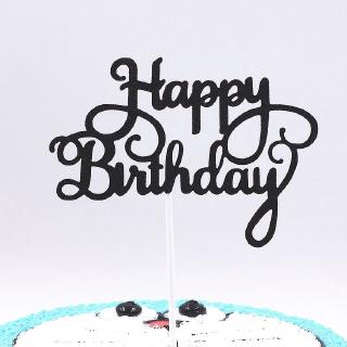 Topper HPBD xoắn dưới đen