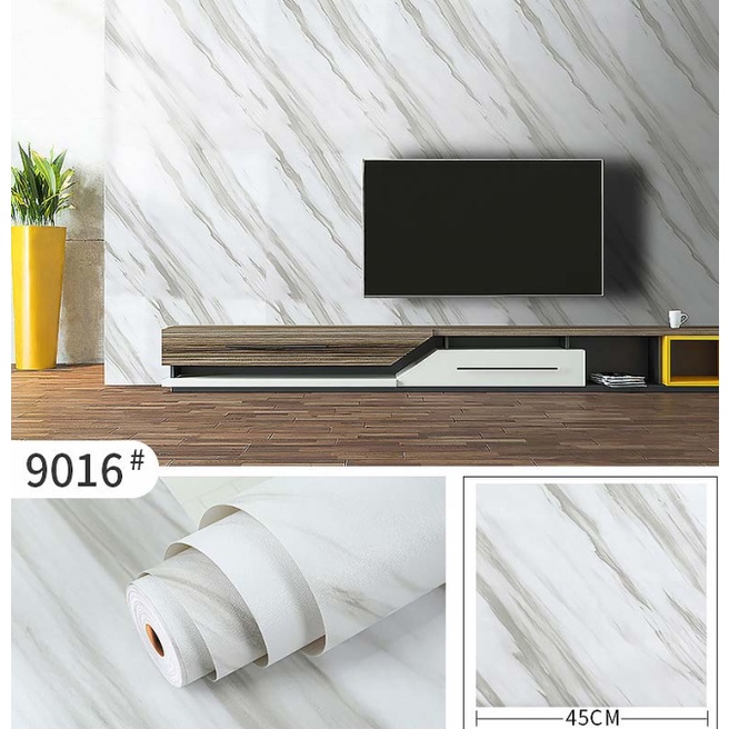 Decal giấy dán tường ĐÁ SỌC THẲNG MỚI khổ 45cm keo sẵn