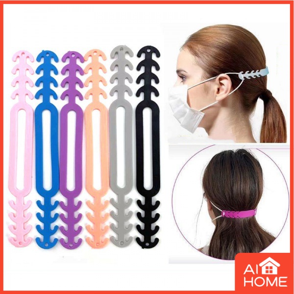 Dây đeo khẩu trang 9Wjy bằng silicone giúp mở rộng thoáng khí và giảm đau tai