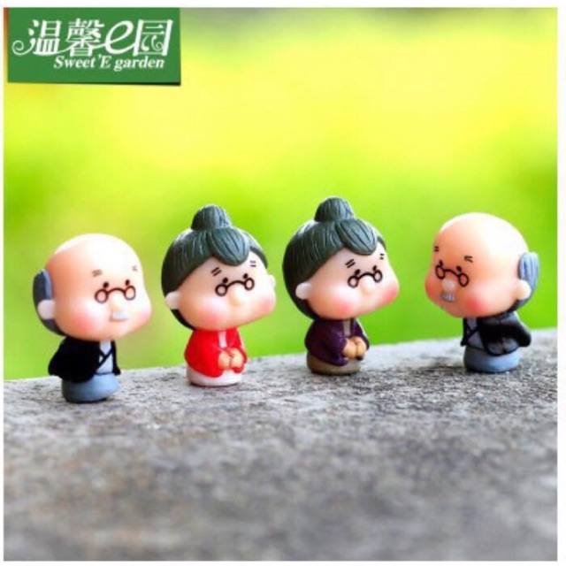Cặp ông bà lão mini (2 cái)