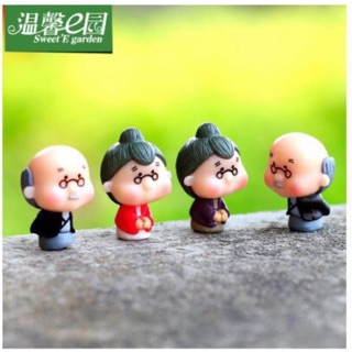 Cặp ông bà lão mini (2 cái)