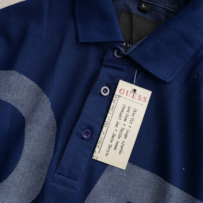 Áo thun nam ngắn tay polo có cổ vải thun cá sấu cotton 4 chiều in số