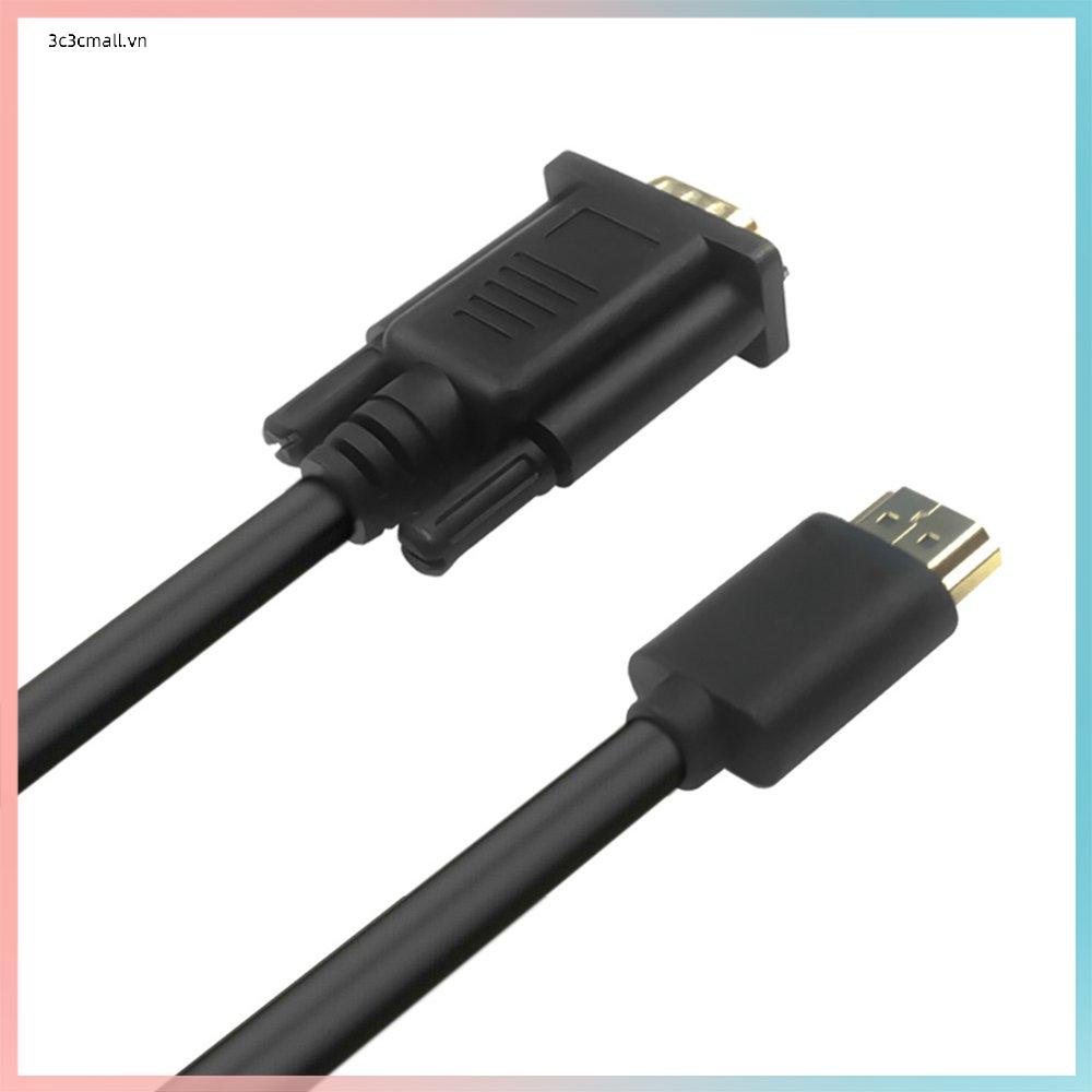 ⚡Promotion⚡HDMI-compatible To VGA Cable Audio And Video 1.8 M Drive Free Full System Compatibility Display Connector