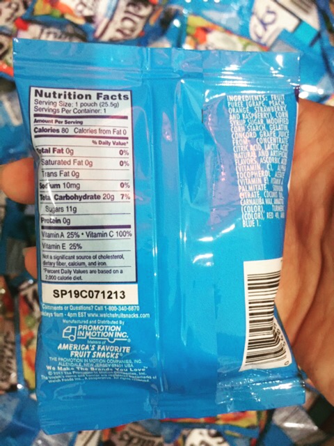 Combo 10 bịch Kẹo Welch’s - Gói nhỏ 25,5g