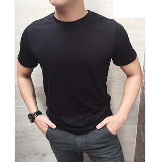 Áo thun nam màu ghi sáng