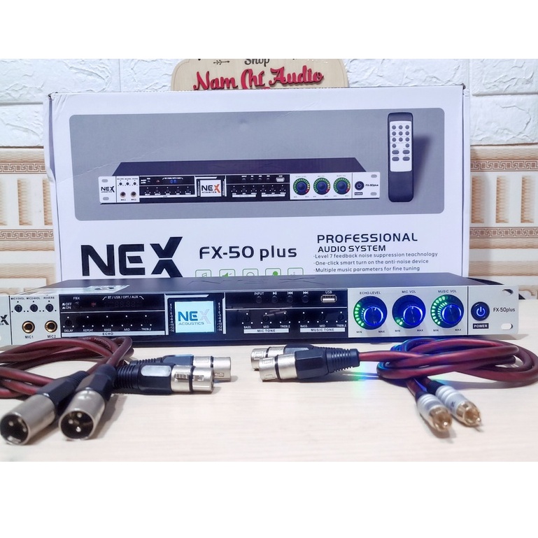 Vang cơ karaoke NEX FX50 Plus thiết bị nghe hát karaoke chuyên nghiệp cho dàn karaoke gia đình