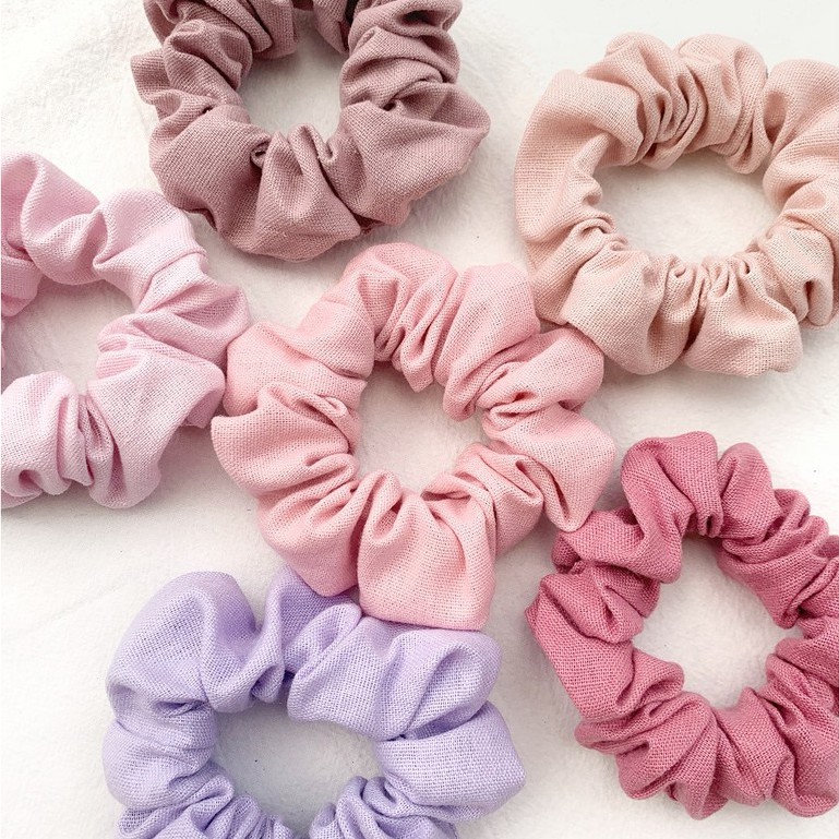 Cột tóc vải linen Bownie Scrunchies