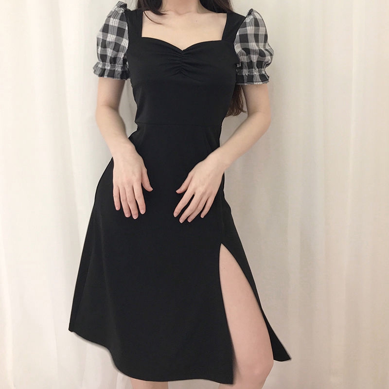 beautiful dress Royal Style Charm Charm Square Neck Dress For Women | BigBuy360 - bigbuy360.vn