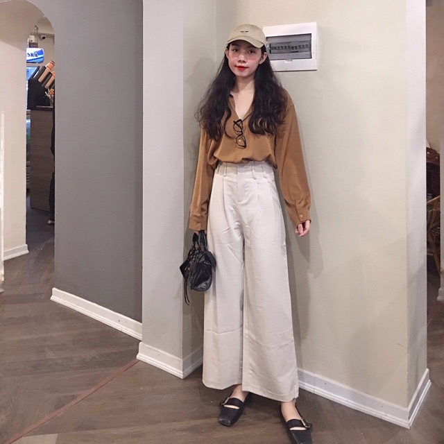 [Ảnh thật] sơ mi nâu