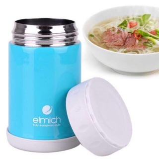 Bình giữ nhiệt/ ủ cháo Elmich 650ml
