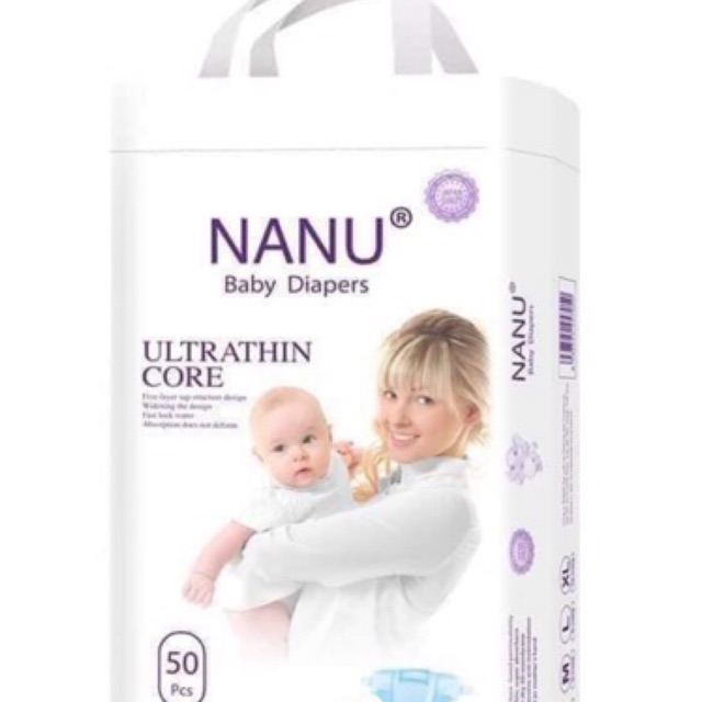Combo tã dán Nanu 100 miếng S/M/L
