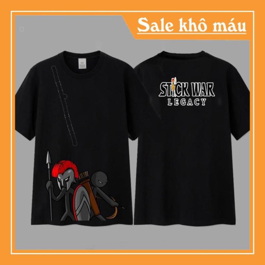 🔥BAN CHẠY🔥 Áo phông Stick War Legacy - game Đại chiến người que