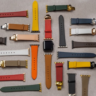 Dây Đồng Hồ Da Bò Da Epsom Khóa HM dùng cho đồng hồ cơ, apple watch, samsung watch
