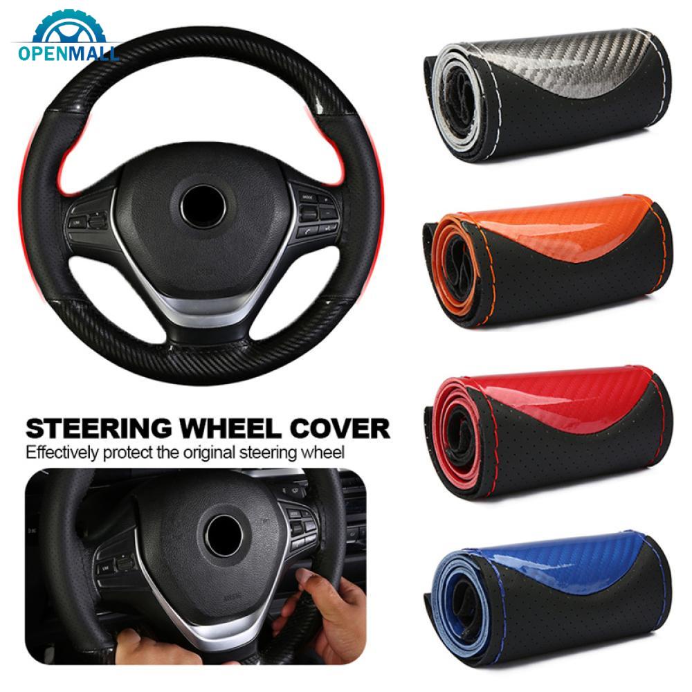 Vỏ Bọc Vô Lăng Xe Hơi Bằng Da Chống Trượt 38cm A1B9