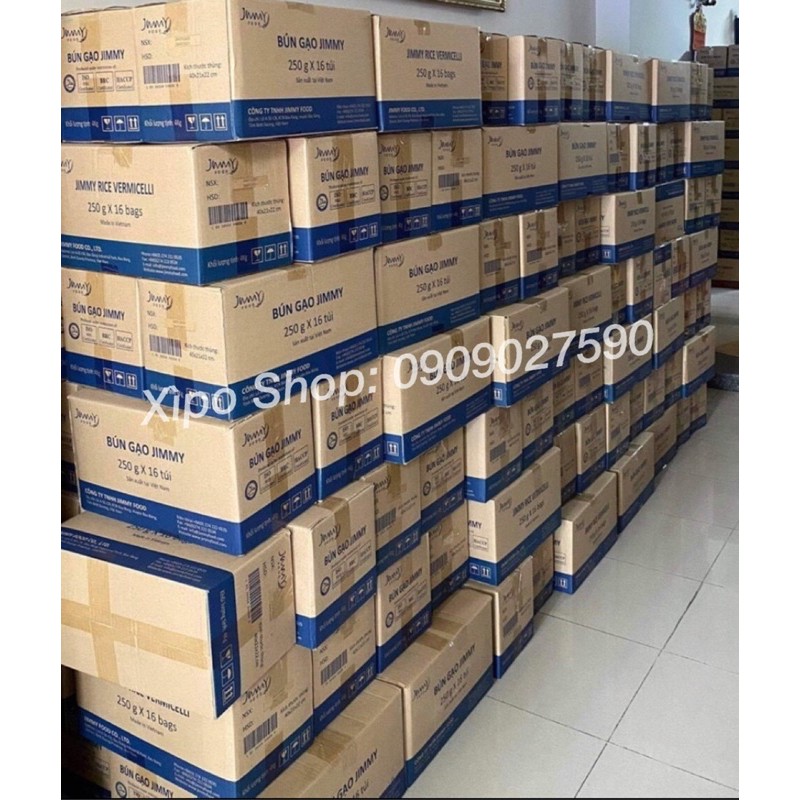 Thùng 16 Gói Bún Gạo Sạch Jimmy