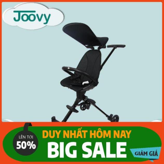 [CHẤT LƯỢNG] Xe đẩy 2 chiều gấp gọn có mái che Joovy Qattar S113 - Bảo hành 12 tháng [UY TÍN]