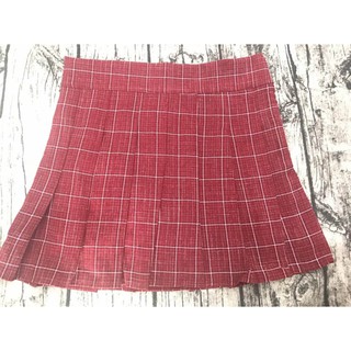 Chân váy Carô xếp ly đen