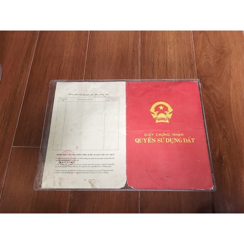 Vỏ bọc sổ đỏ, Giấy khai sinh, Hộ chiếu, Hộ khẩu, bọc giấy tờ cá nhân trong suốt có nắp đậy