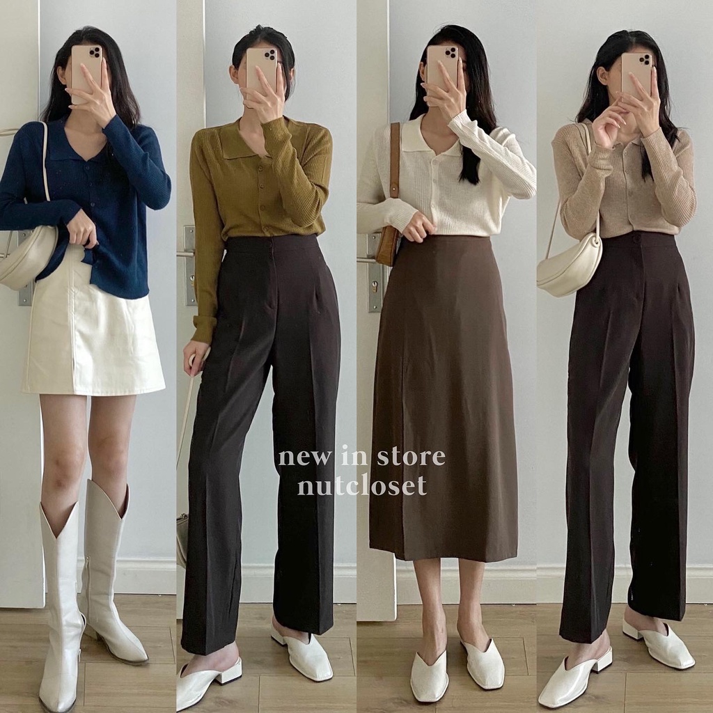 Áo cardigan cổ polo _ A0257 | BigBuy360 - bigbuy360.vn